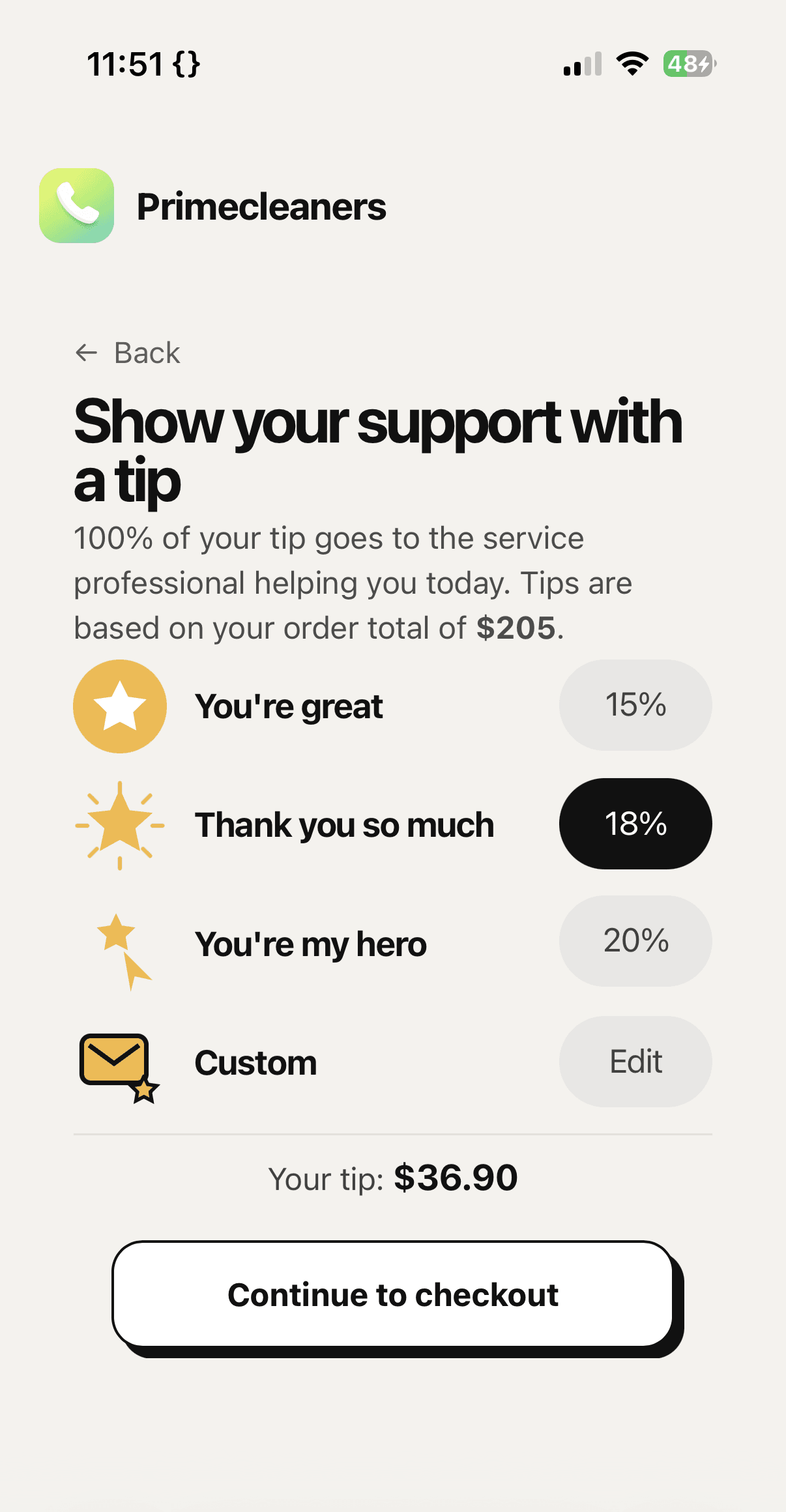 Accept card payments and tips